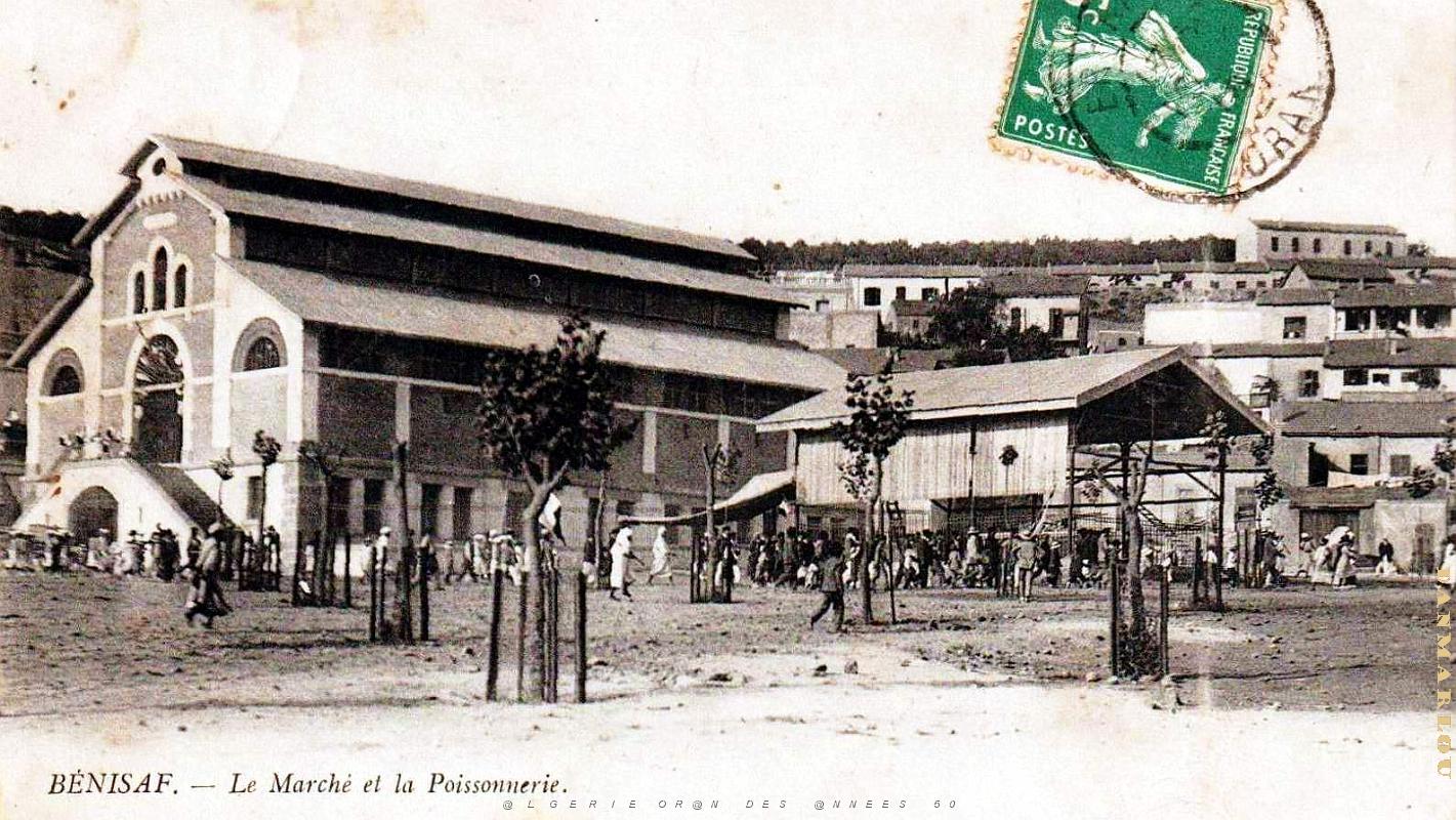 Beni-Saf - Marche et Poissonnerie - 1916.jpg